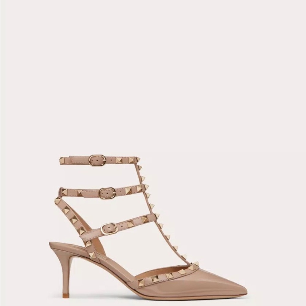Valentino Rockstud Caged Pump Size 37 Poudre